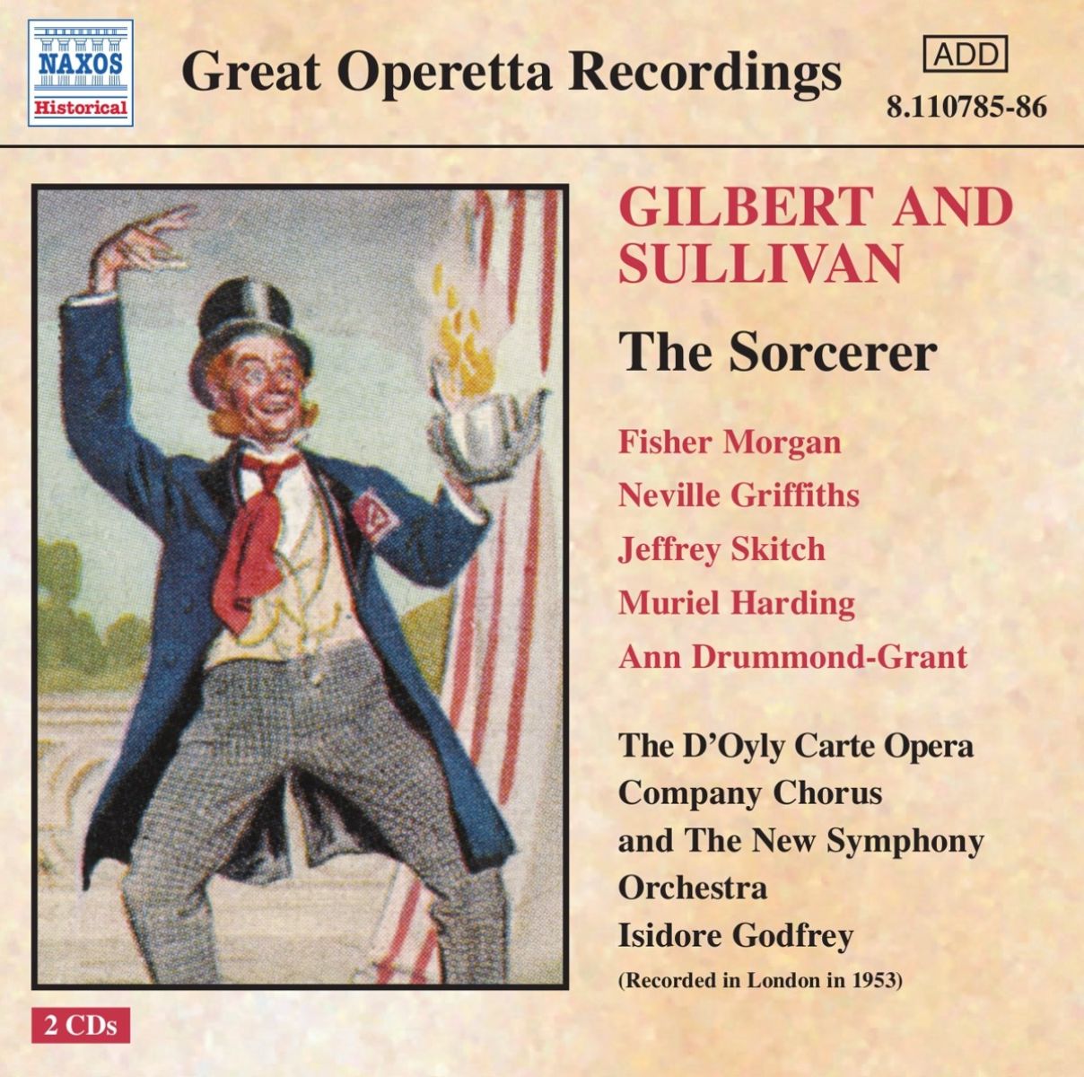 Afbeelding van The D'Oyly Carte Opera Company Chorus, New Promenade Orchestra - The Sorcerer