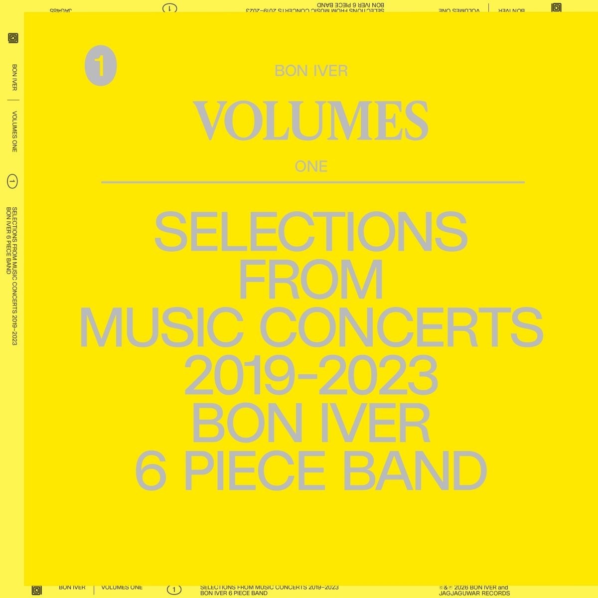 Afbeelding van Bon Iver - Volumes One: Selections From Music Concerts 2019-2023