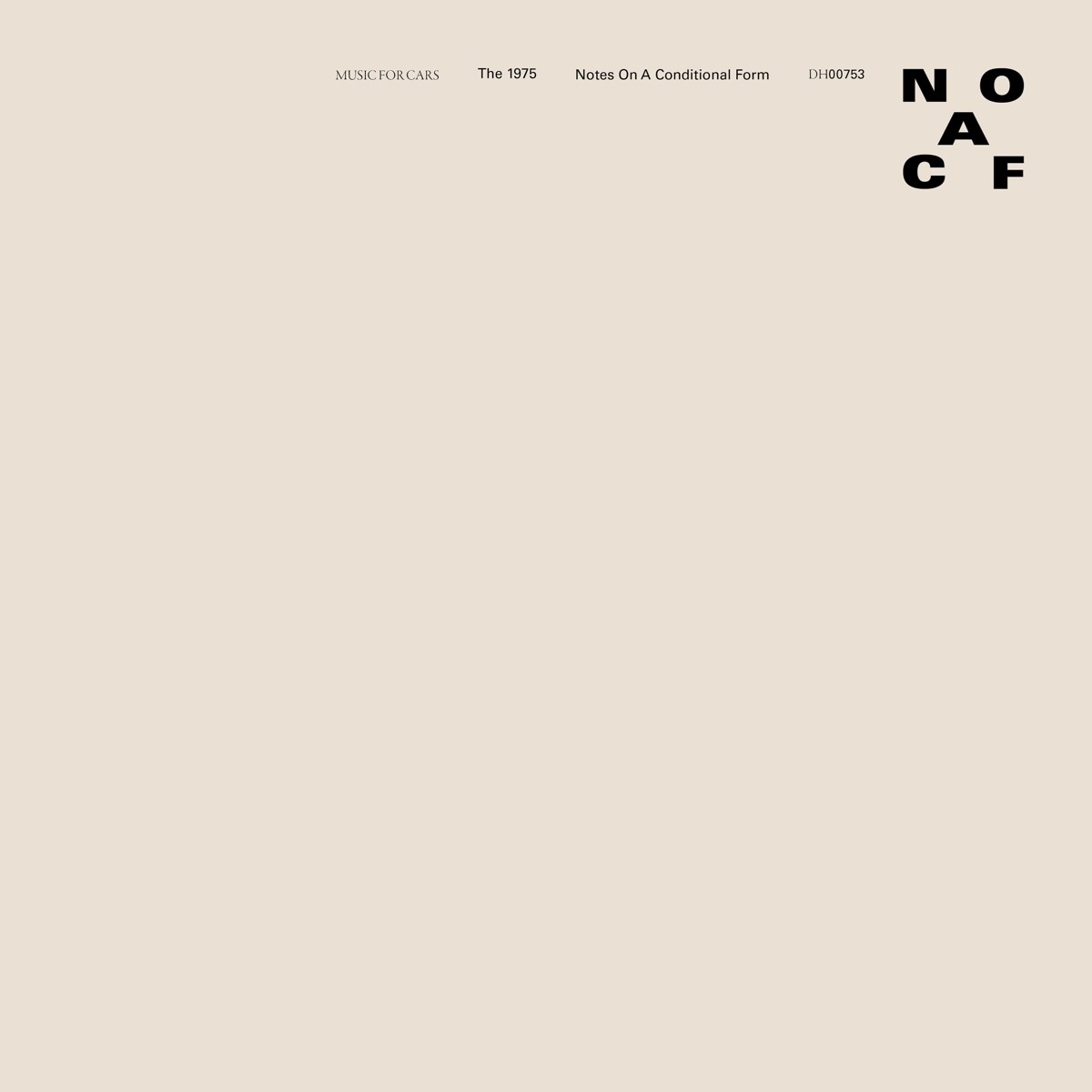 Afbeelding van The 1975 - Notes On A Conditional Form