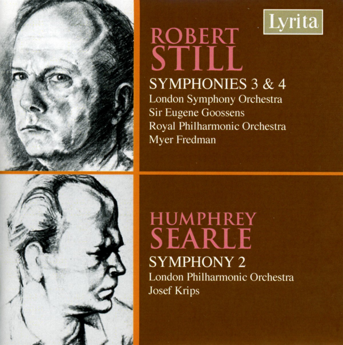 Afbeelding van London Symphony Orchestra & Royal Philharmonic Orchestra - Still: Symphonies 3 & 4 | Searle: Symphony 2