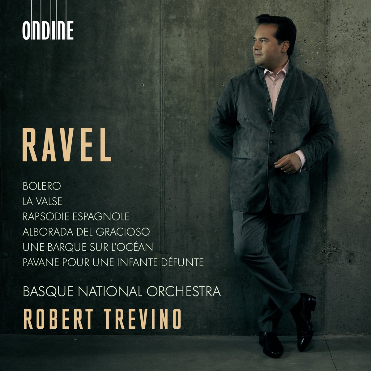 Afbeelding van Basque National Orchestra, Robert Trevino - Ravel: Bolero | La Valse | Rapsodie espagnole | Alborada del Gracioso | Une Barque sur l'Océan | Pavane pour une Infante défunte