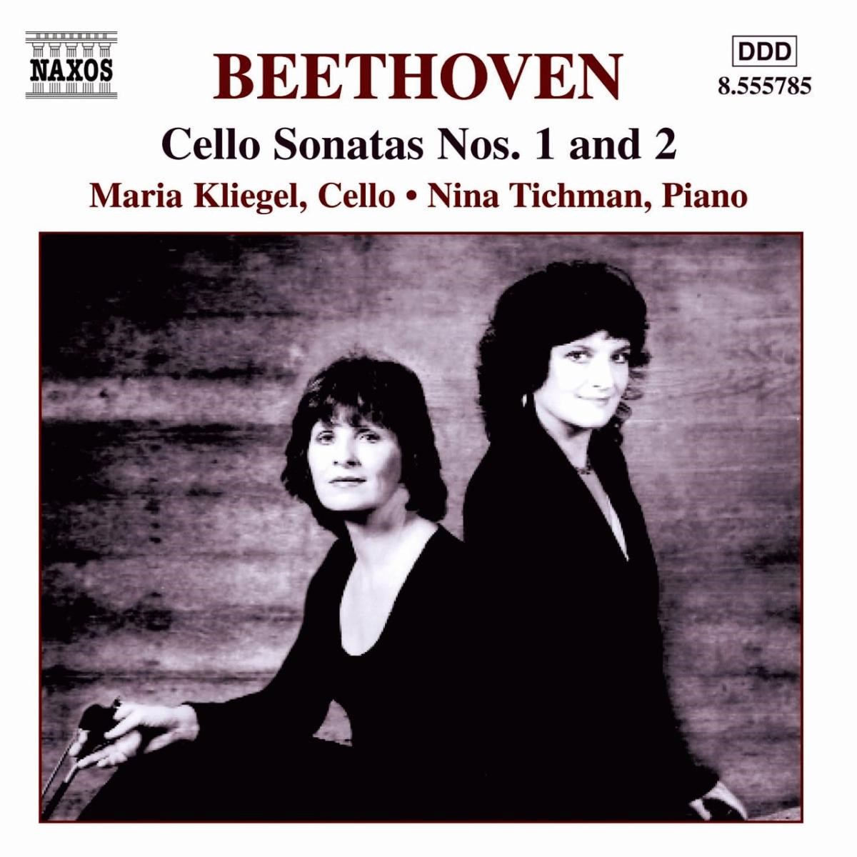 Afbeelding van Maria Kliegel & Nina Tichman - Beethoven: Cello Sonatas Nos. 1 & 2