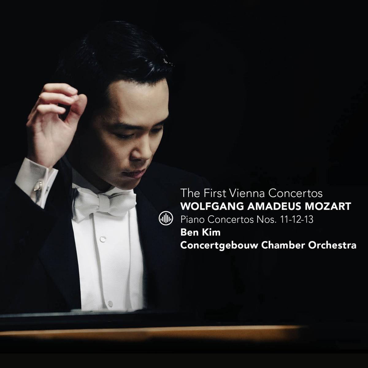 Afbeelding van Concertgebouw Chamber Orchestra, Ben Kim - Mozart: The First Vienna Concertos | Piano Concertos Nos.11-12-13