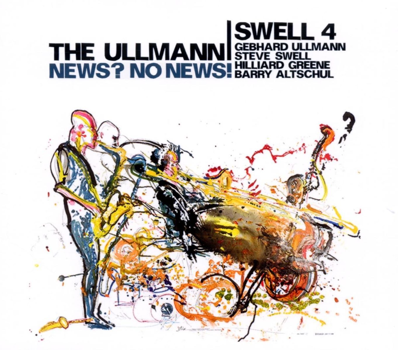 Afbeelding van Gebhard Ullmann & Steve Swell Quartet - News? No News!