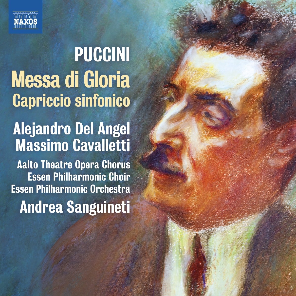 Afbeelding van Alejandro Del Angel, Massimo Cavalletti, Aalto Theatre Opera Chorus, Essen Philharmonic Choir, Essen Philharmonic Orchestra, Andrea Sanguineti - Puccini: Messa Di Gloria | Capriccio Sinfonico