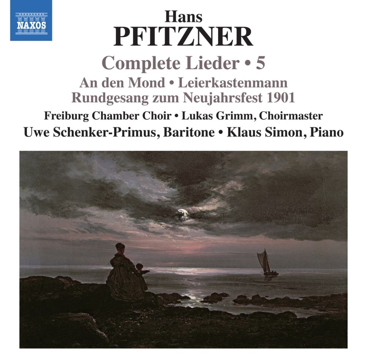 Afbeelding van Uwe Schenker-Primus, Klaus Simon, Freiburg Chamber Choir - Pfitzner: Complete Lieder, Vol. 5