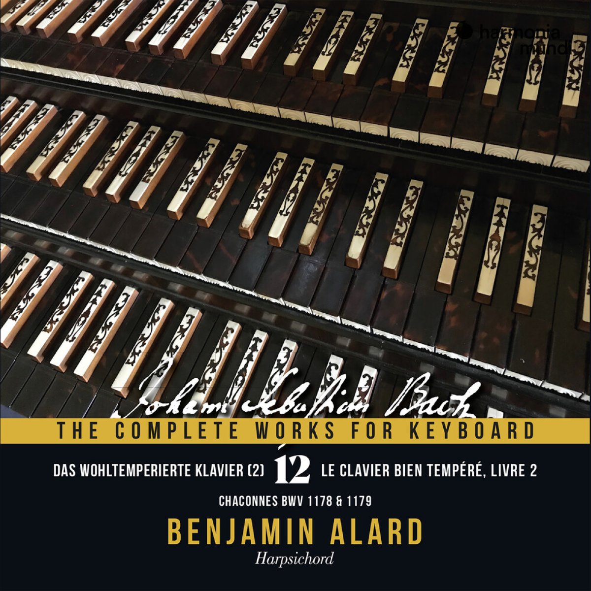 Afbeelding van Benjamin Alard - J.S. Bach: The Complete Works For Keyboard, Vol. 1
