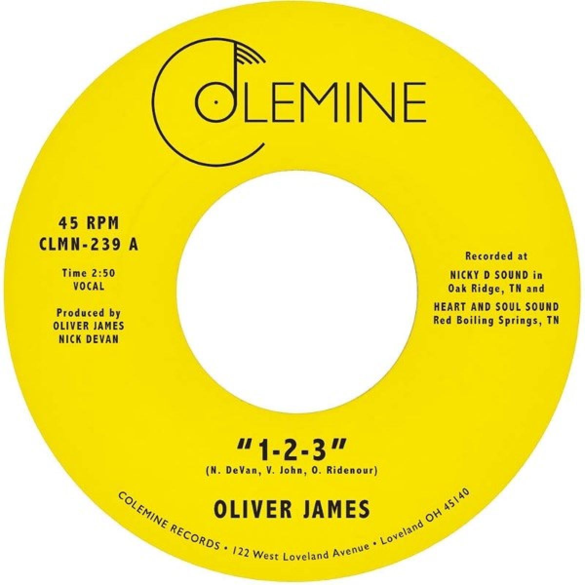 Afbeelding van Oliver James - 1-2-3