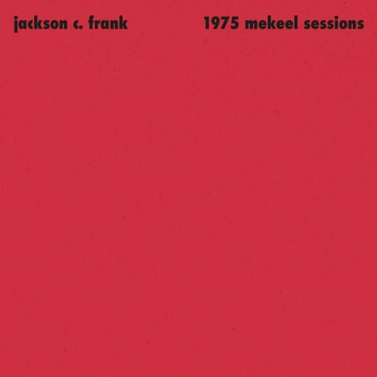 Frank C. Jackson - 1975 Mekeel Sessions