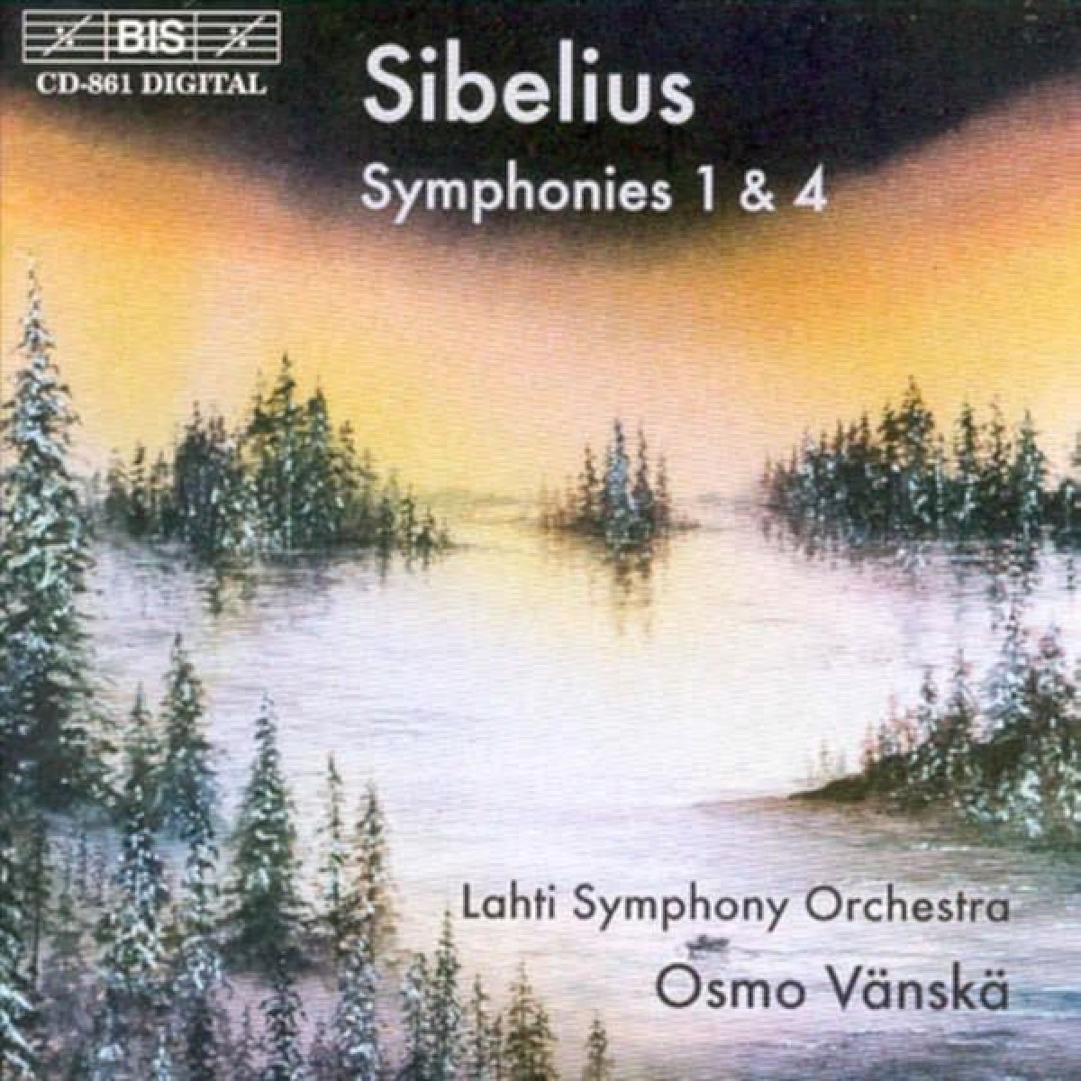 Afbeelding van Lahti Symphony Orchestra, Osmo Vänskä - Sibelius: Symphony No.1 & 4