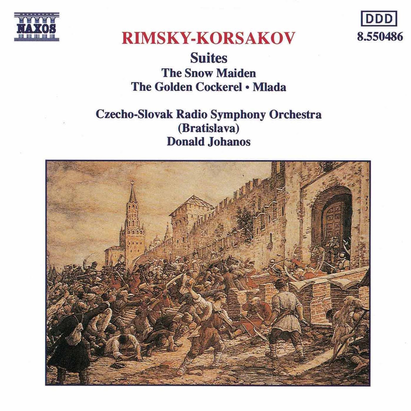 Afbeelding van Slovak Radio Symphony Orchestra & Donald Johanos - Rimsky-Korsakov: Snow Maiden / Golden Cockerel / Mlada