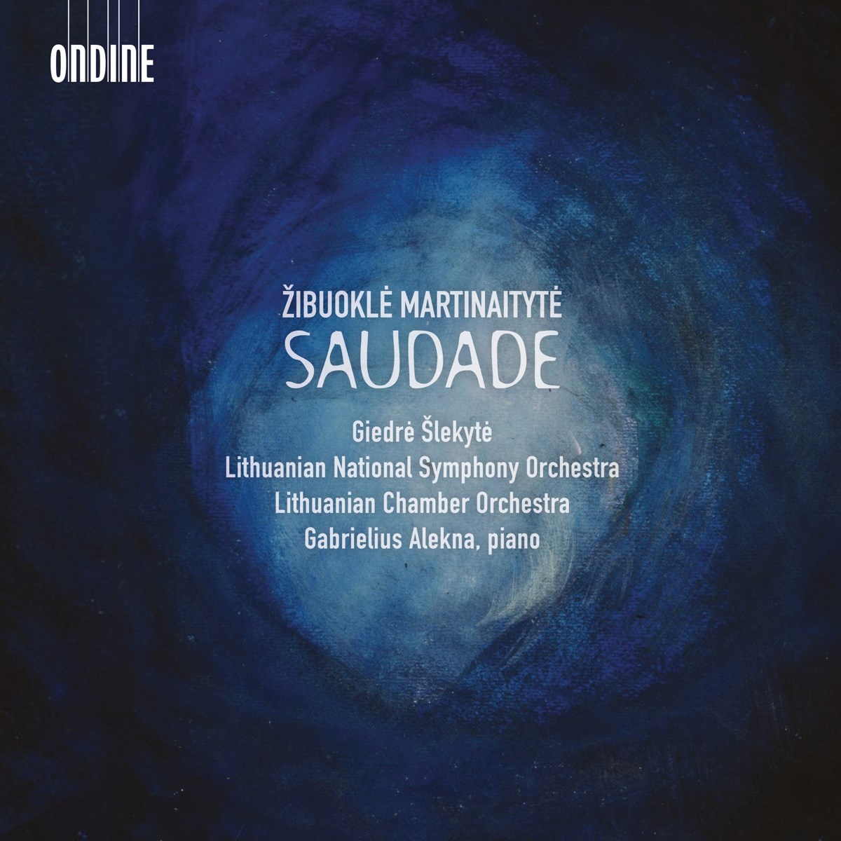 Afbeelding van Gabrielius Alekna, Lithuanian Chamber Orchestra, Lithuanian National Symphony Orchestra - Martinaityte: Saudade