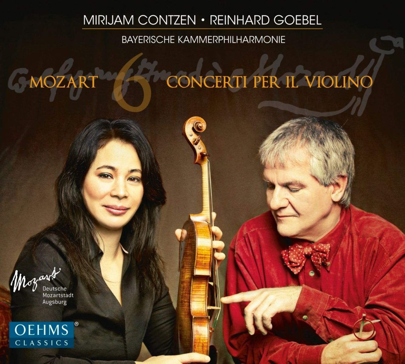 Afbeelding van Mirijam Contzen, Reinhard Goebel, Bayerische Kammerphilharmonie - Mozart: 6 Concerti Per Il Violino