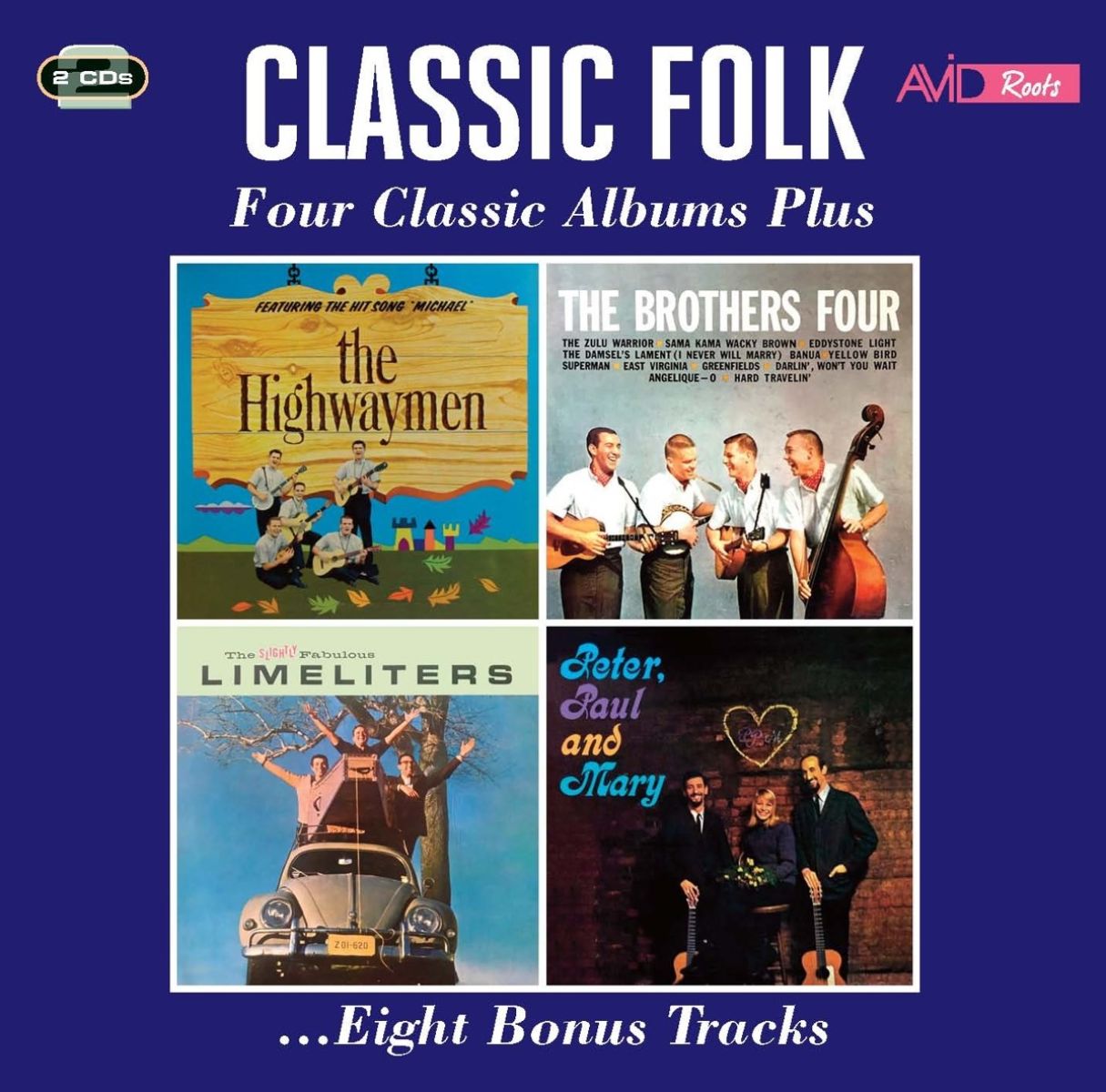 Afbeelding van Various Artists - Classic Folk - Four Classic Albums Plus
