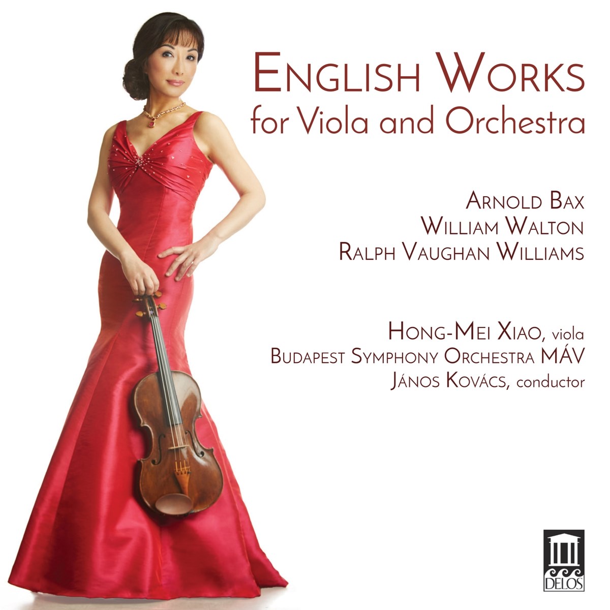 Afbeelding van Hong-Mei Xiao, Budapest Symphony Orchestra MÁV - English Works For Viola & Orchestra