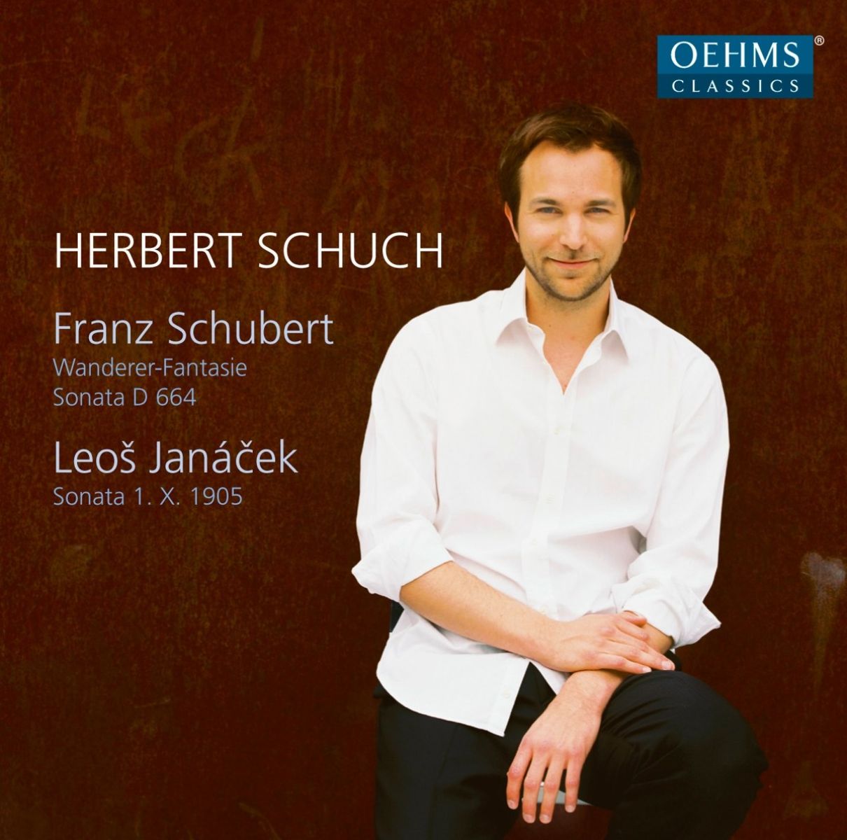 Afbeelding van Herbert Schuch - Schubert/Janacek: Wanderer-Fantasie, Sonata D 664, Sonata 1. X. 1905