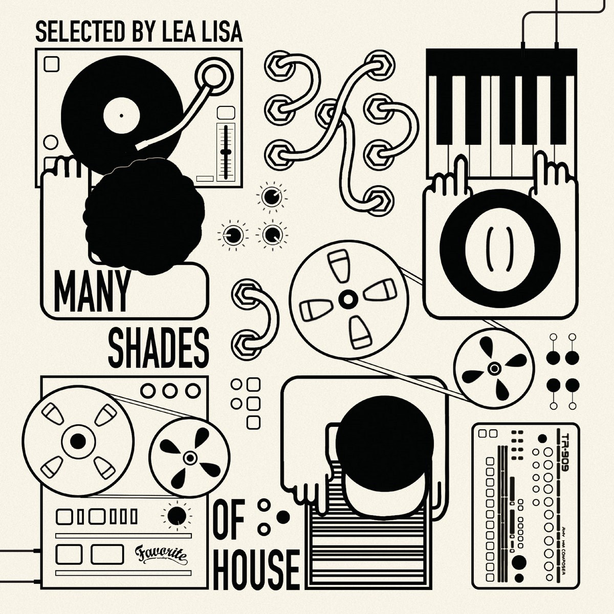 Afbeelding van Various Artists - Many Shades Of House (Selected By Lea Lisa) Vol.2