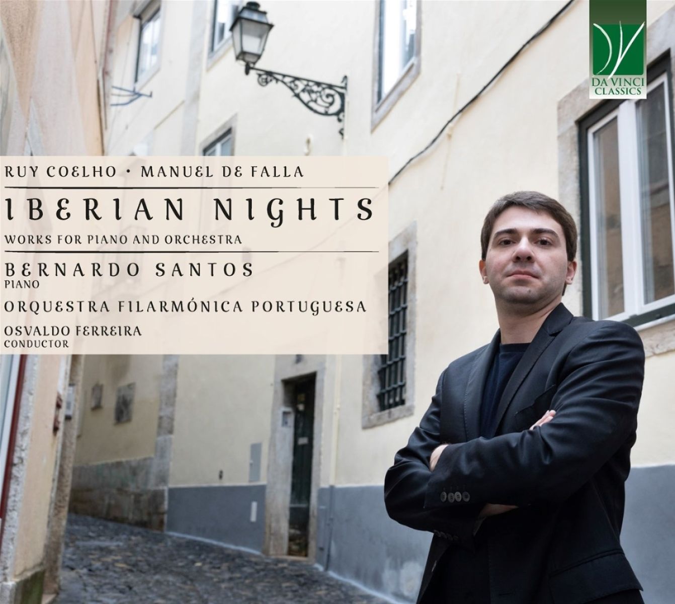 Afbeelding van Bernardo Santos & Orquestra Filarmónica Portuguesa & Osvaldo Ferreira - Ruy Coelho / Manuel De Falla: Iberian Nights, Works For Piano And Orchestra