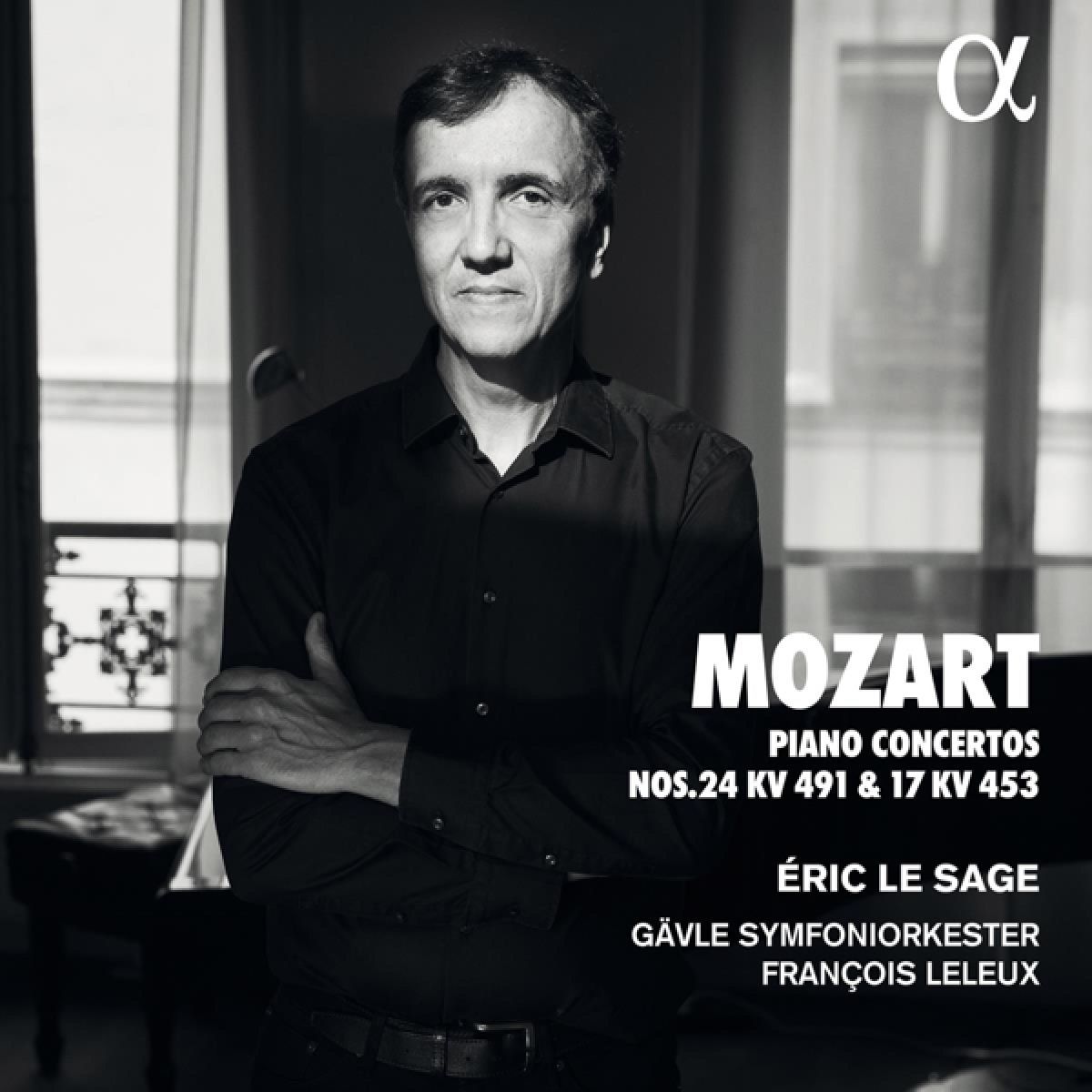 Afbeelding van Éric Le Sage, Gävle Symfoniorkester, François Leleux - Mozart: Piano Concertos Nos. 24 Kv 491 & 17 Kv 453