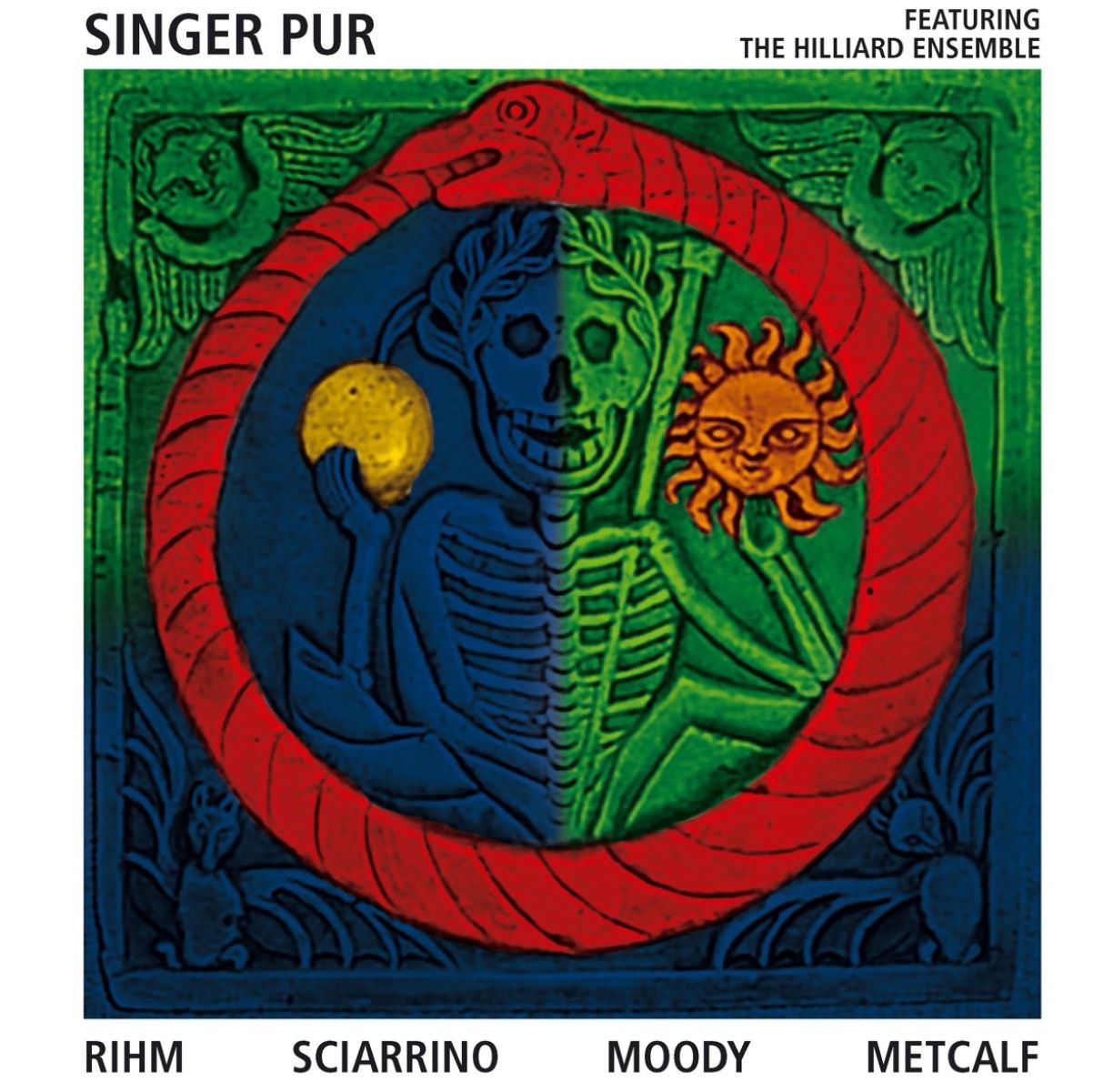 Afbeelding van Singer Pur, The Hilliard Ensemble - Rihm, Sciarrino, Moody, Metcalf