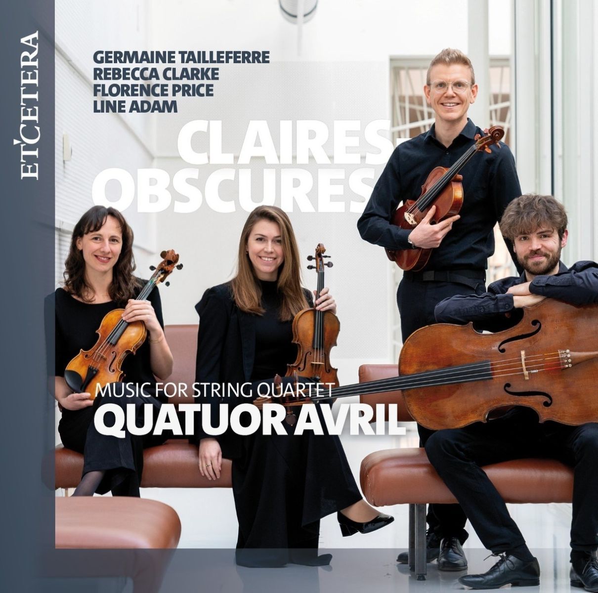 Afbeelding van Avril Quartet - Claires-Obscures, Music For String Quartet