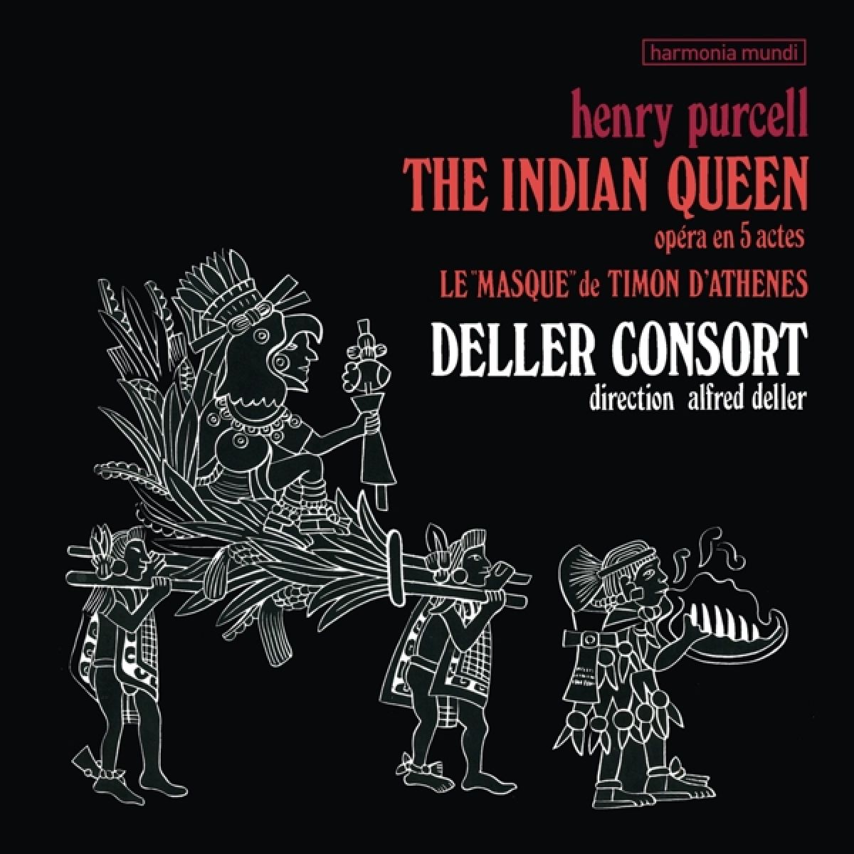 Afbeelding van Deller Consort, Alfred Deller - Purcell: The Indian Queen