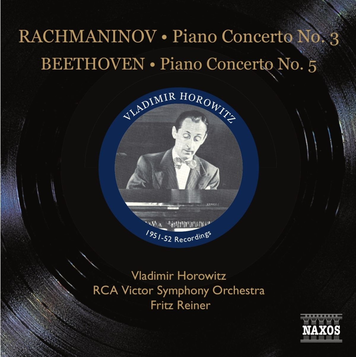 Afbeelding van Vladimir Horowitz, RCA Victor Symphony Orchestra, Fritz Reiner - Rachmaninov: Piano Concert Nr. 5 | Beethoven: Piano Concert No.5