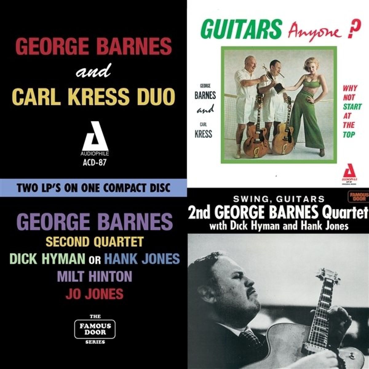 George Barnes And Carl Kress - Guitars, Anyone? Why Not Start At The Top?