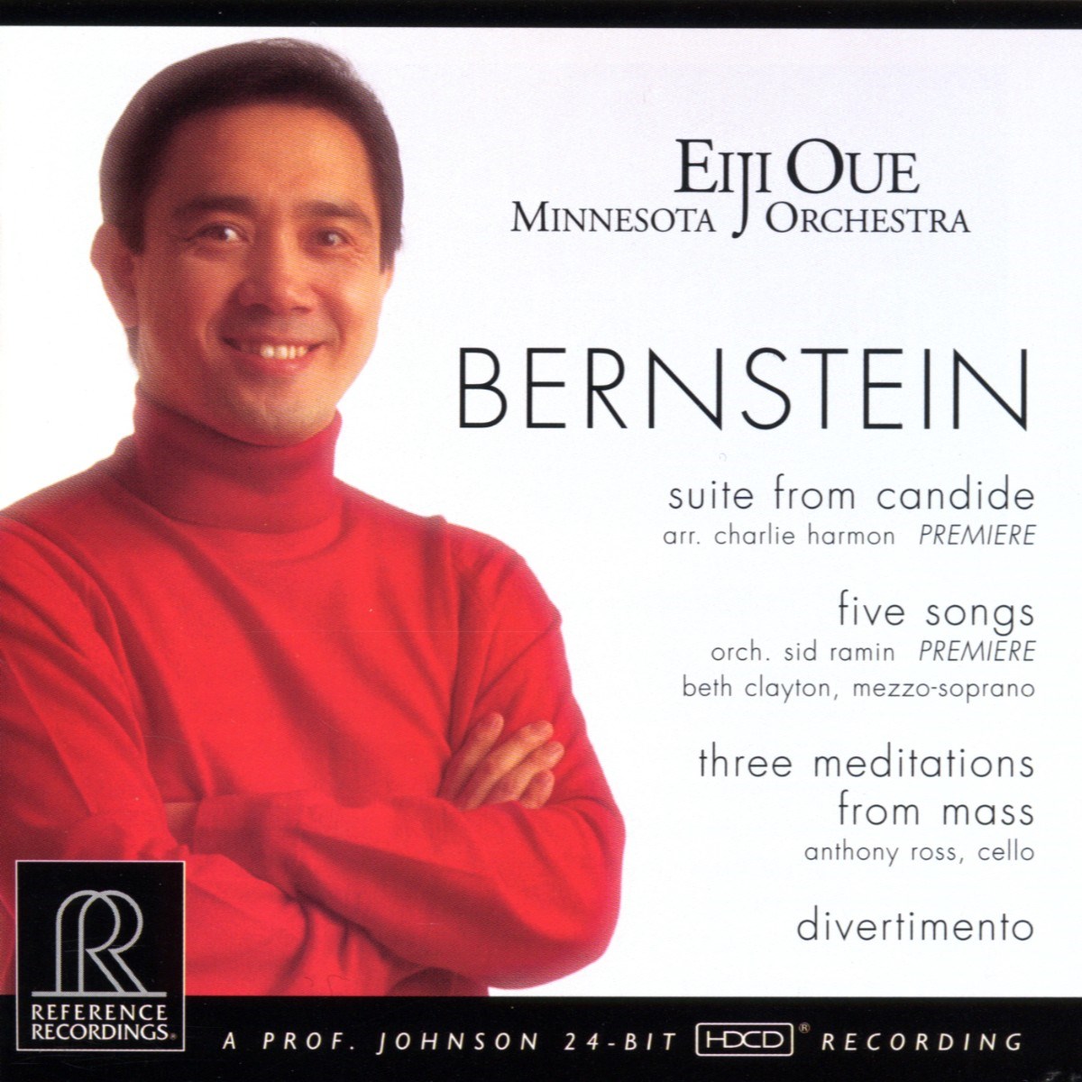 Minnesota Orchestra, Eiji Oue - Bernstein: Suite From Candide, Five Songs, Three Meditations From Mass, Divertimento