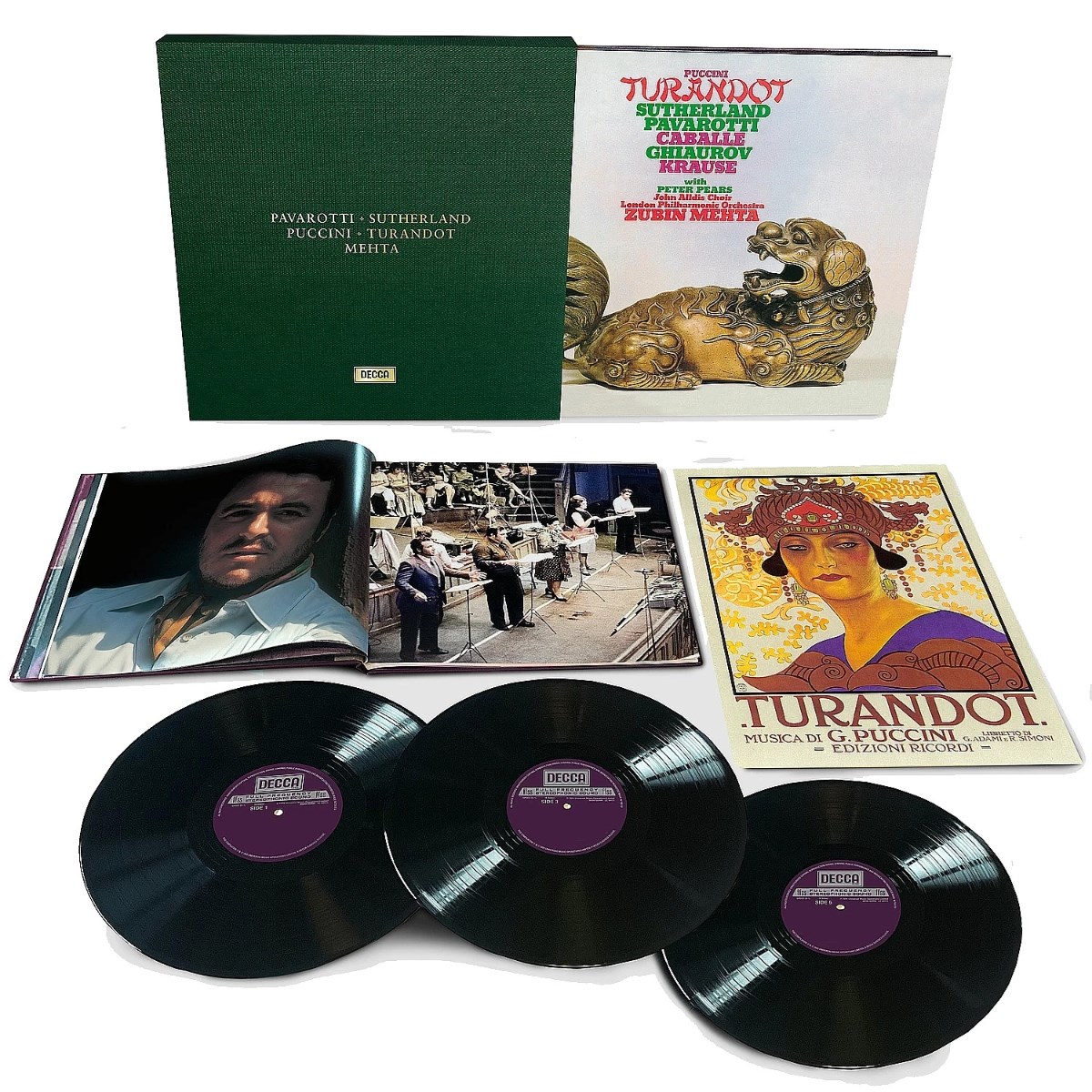 Afbeelding van Joan Sutherland, Montserrat Caballe, Luciano Pavar - Puccini: Turandot