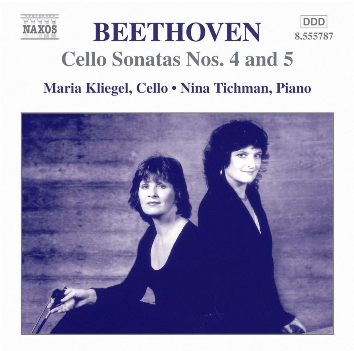 Afbeelding van Maria Kliegel & Nina Tichmann - Beethoven: Cello Sonatas Nos. 4 & 5