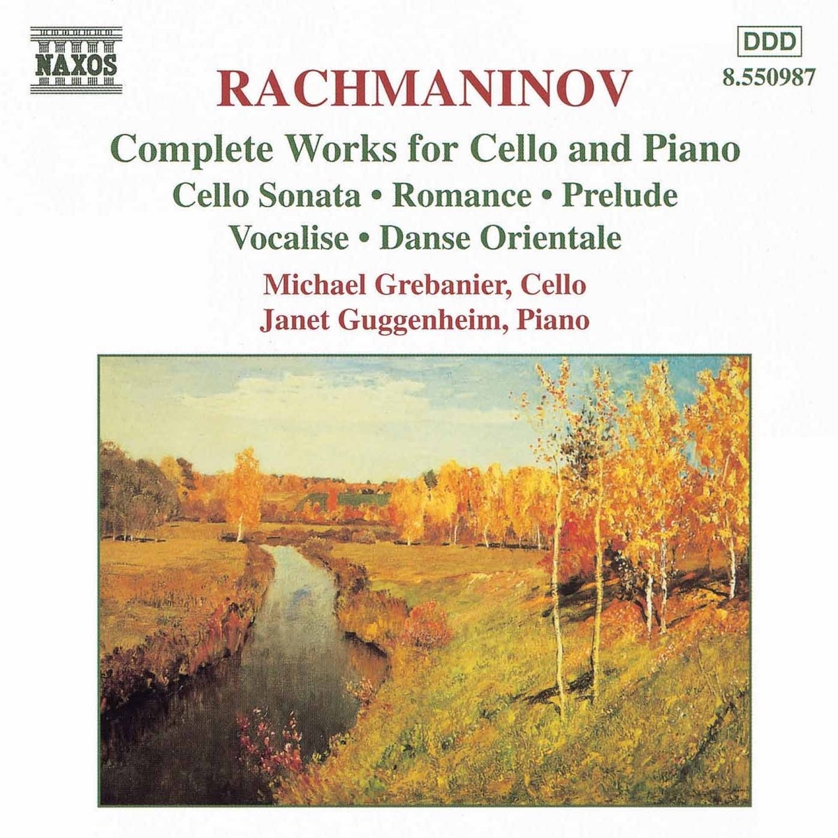 Afbeelding van Michael Grebanier & Janet Guggenheim - Rachmaninov: Complete Works For Cello & Piano