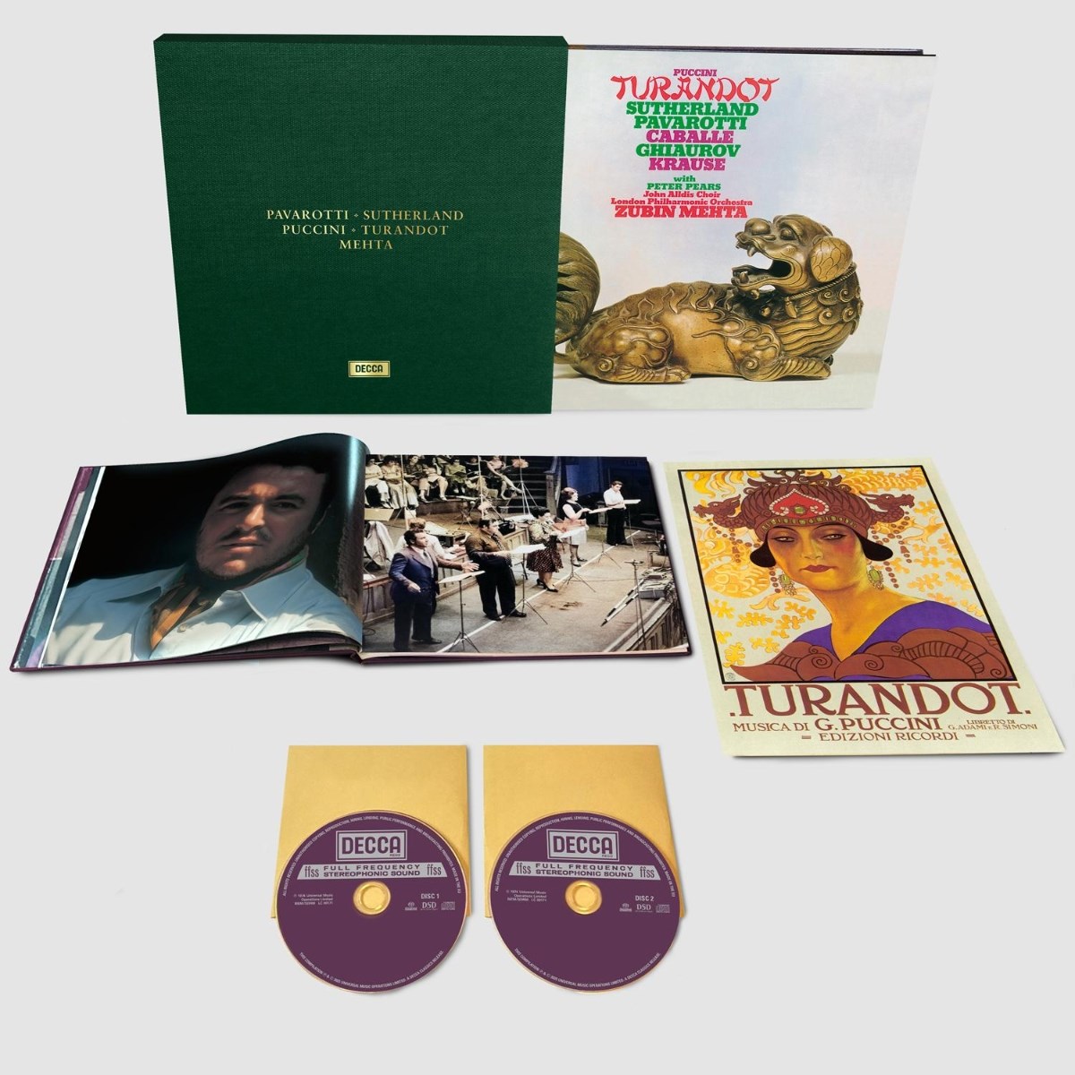 Afbeelding van Joan Sutherland, Montserrat Caballé & Luciano Pavarotti - Puccini: Turandot