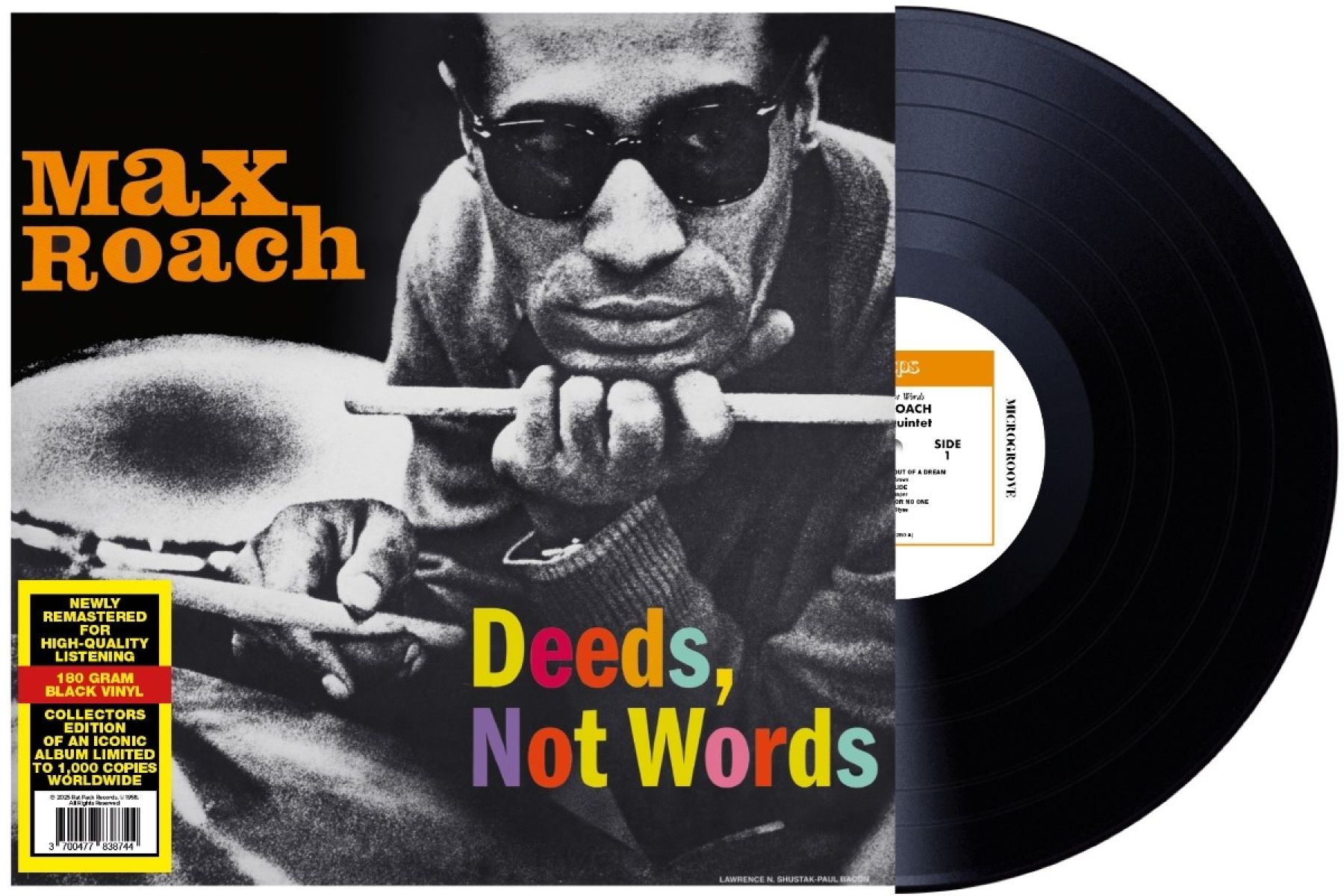 Afbeelding van Max Roach - Deeds, Not Words