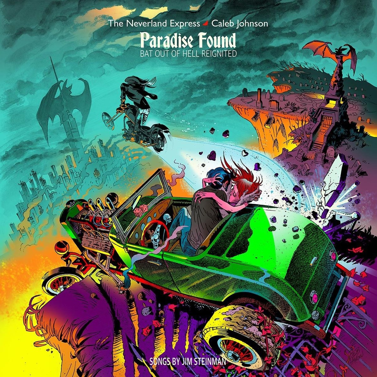 Afbeelding van The Neverland Express & Caleb Johnson - Paradise Found: Bat Out Of Hell Reignited