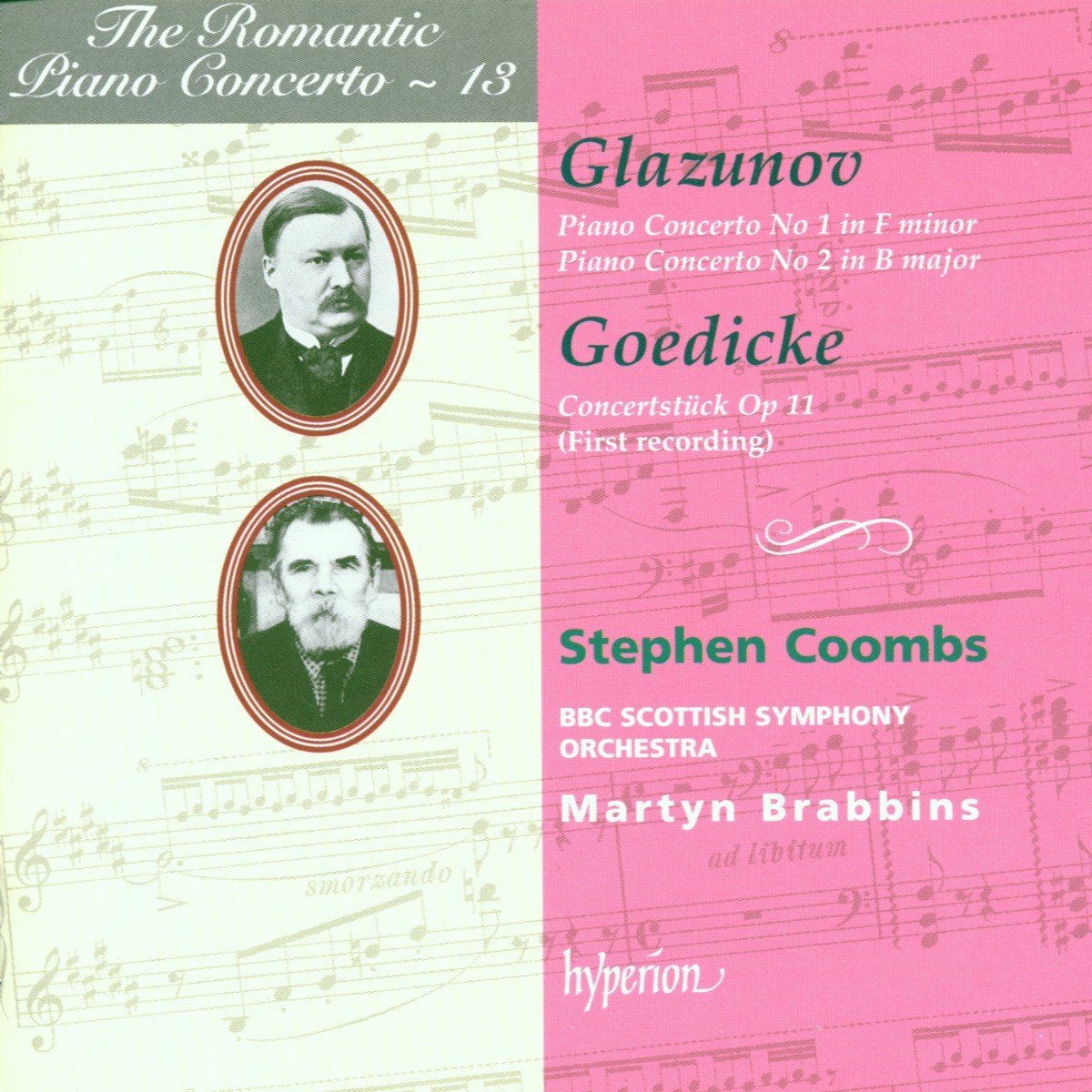Afbeelding van Stephen Coombs, BBC National Orchestra Of Wales, Martyn Brabbins - Romantic Piano Concerto Vol 13