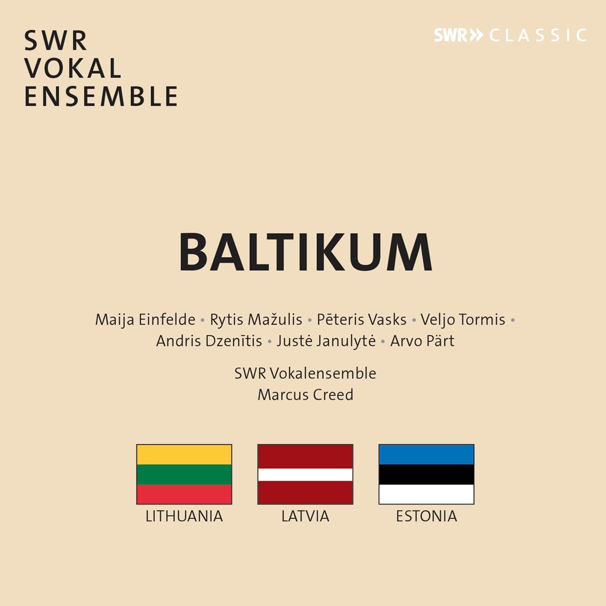 Afbeelding van SWR Vokalensemble Stuttgart, Marcus Creed - Baltikum