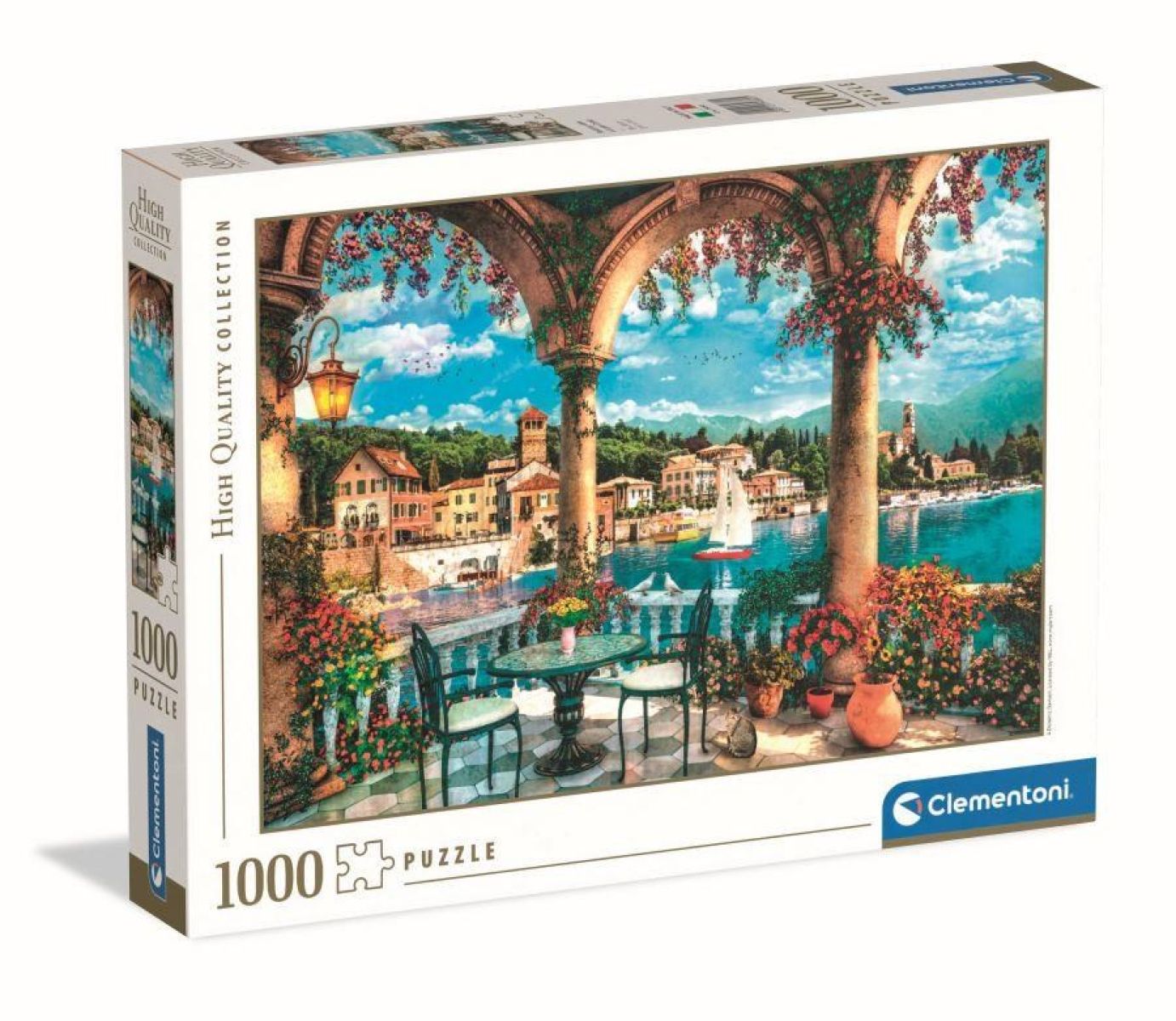 Balcony View Of Lake Como HQC (1000 stukjes)