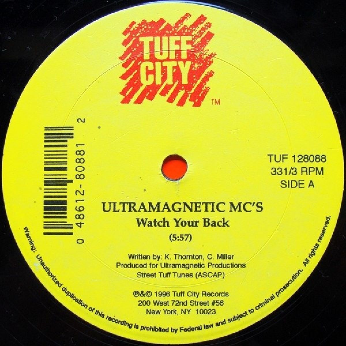 Afbeelding van Ultramagnetic MC's - Watch Your Back