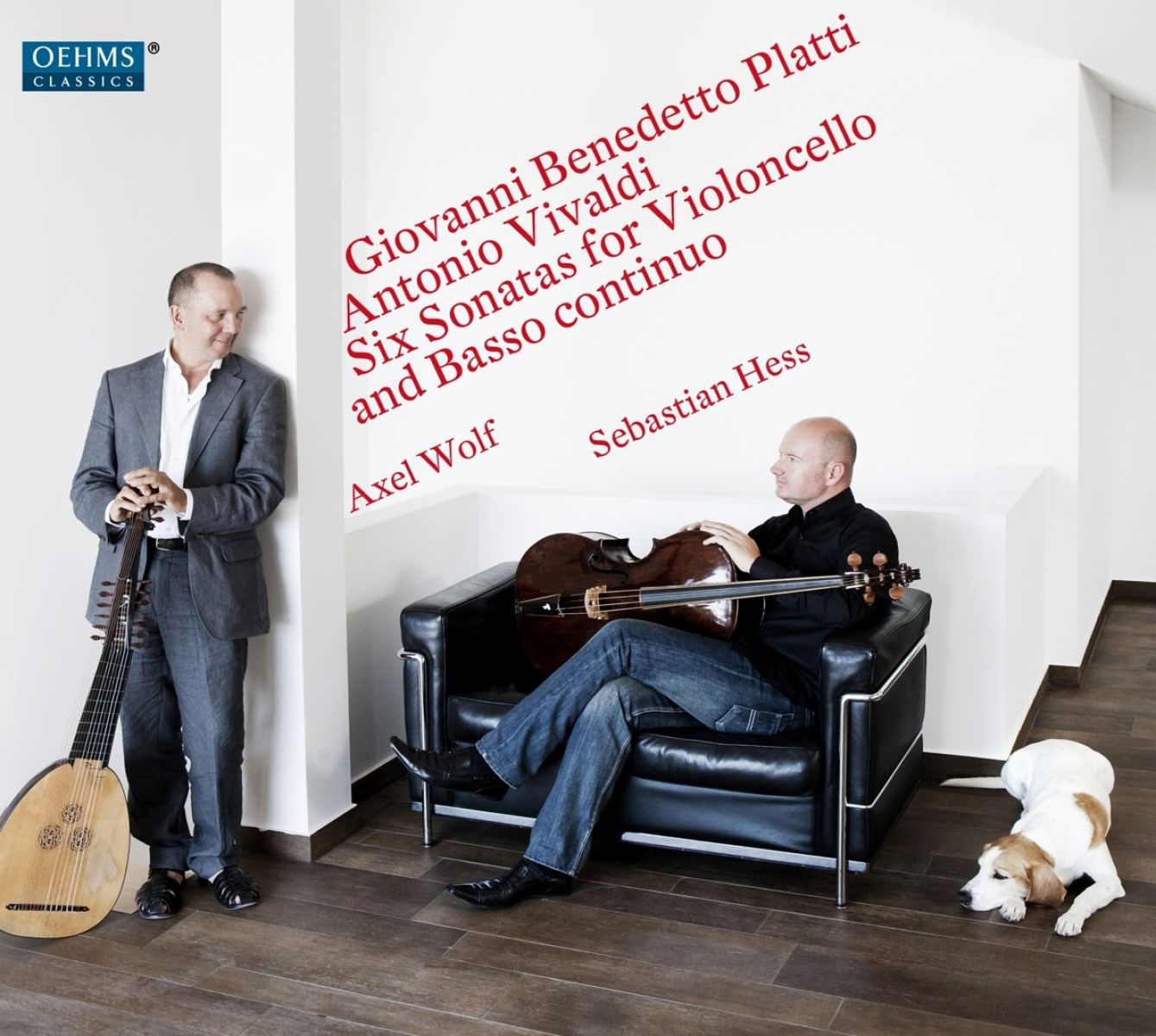 Afbeelding van Sebastian Hess & Axel Wolf - Giovanni Benedetto Platti, Antonio Vivaldi: Six Sonatas For Violoncello And Basso Continuo