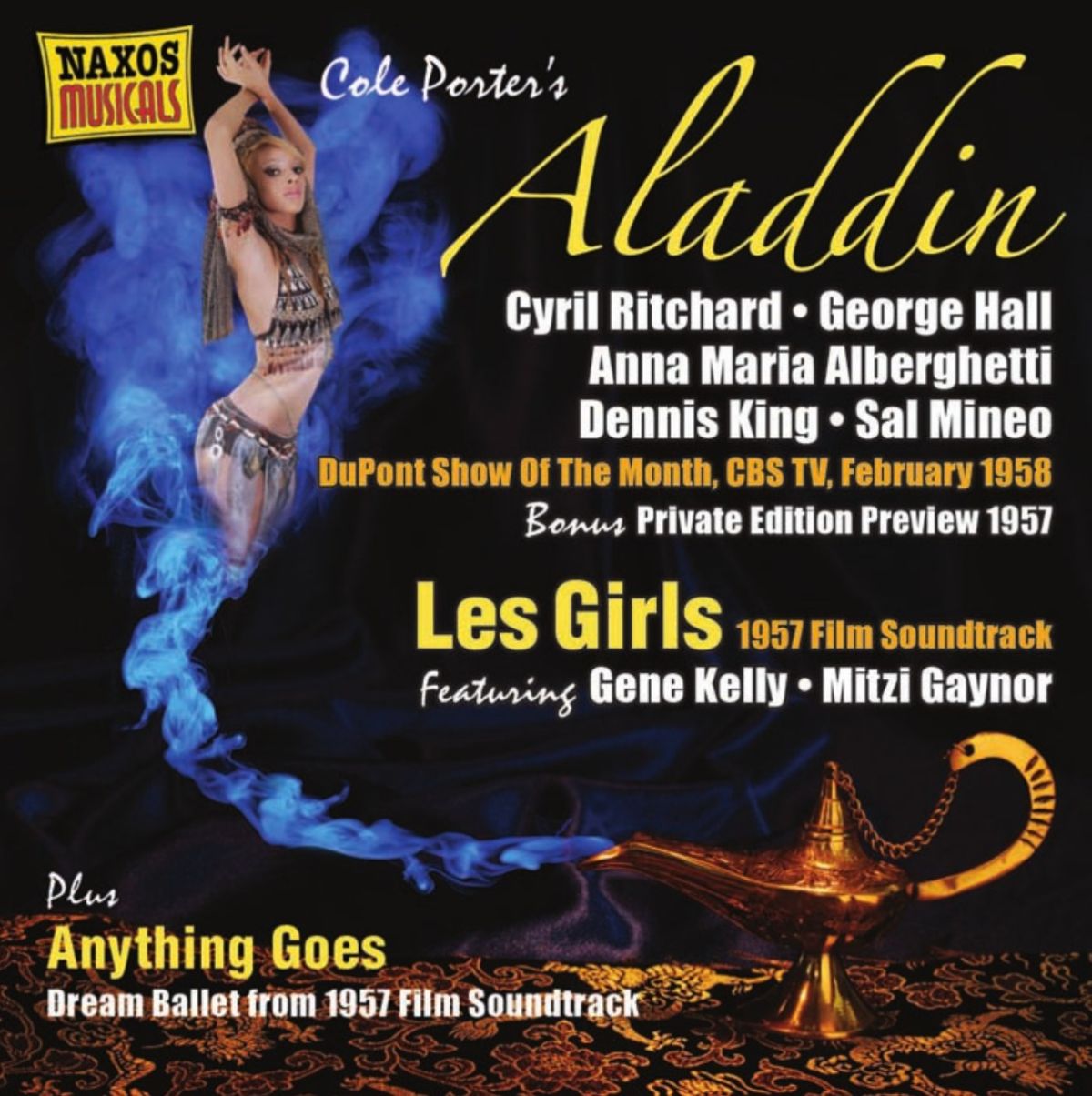 Cyril Ritchard, Dennis King, George Hall, Gene Kelly - Cole Porter's Aladdin | Les Girls