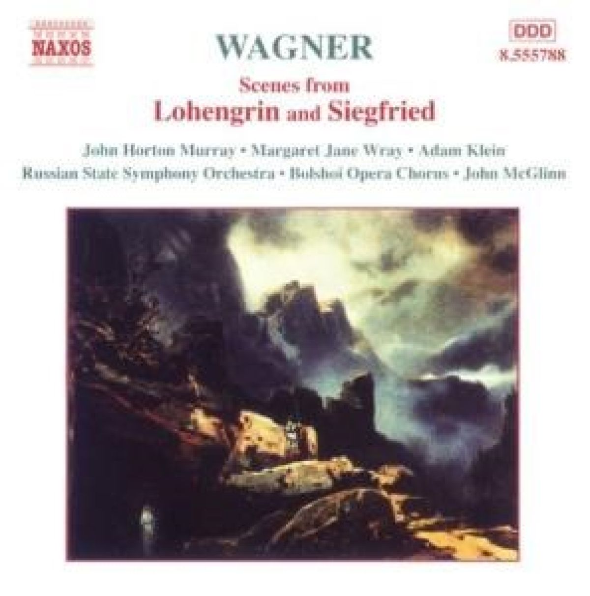Afbeelding van Bolshoi Opera Chorus, Russian State Symphony Orchestra, John McGlinn - Wagner: Scenes From Lohengrin And Siegfried