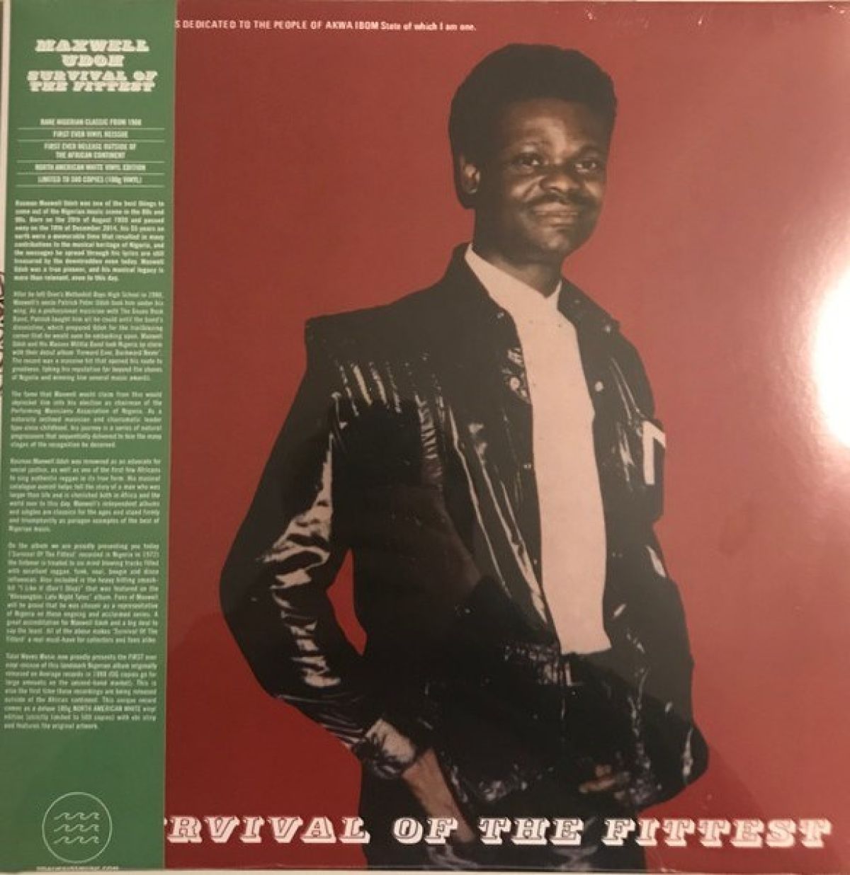 Afbeelding van Maxwell Udoh - Survival Of The Fittest