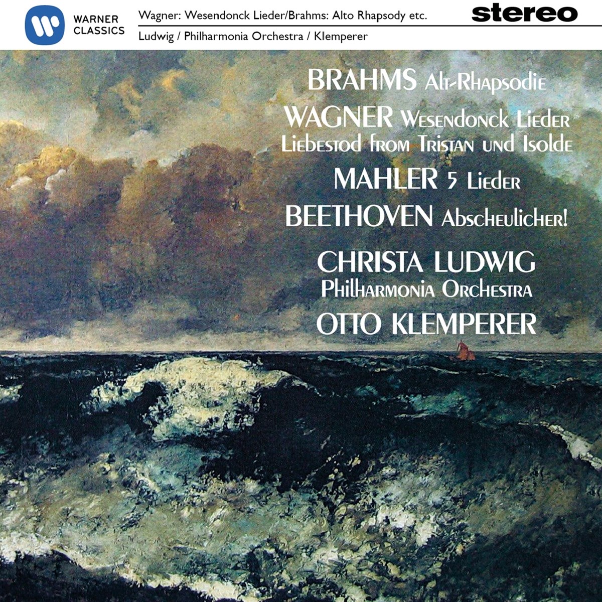 Christa Ludwig, Philharmonia Orchestra, Otto Klemperer - Wagner: Wesendonck Lieder | Brahms: Alto Rhapsody etc.