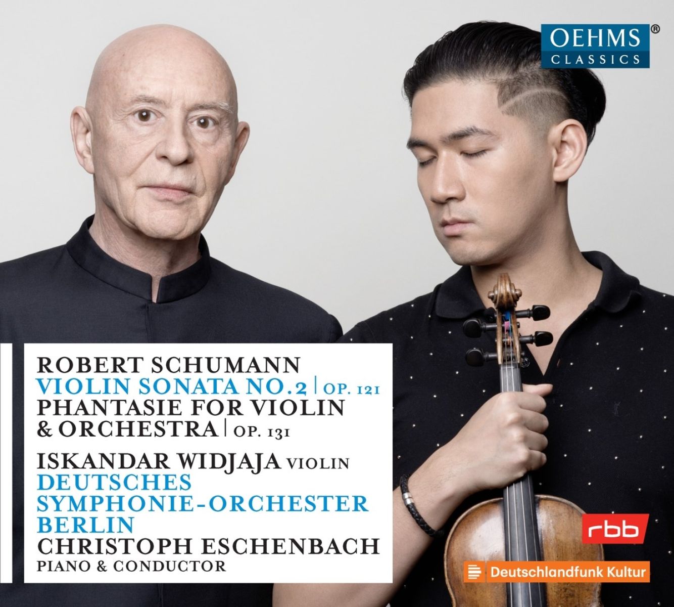Afbeelding van Iskandar Widjaja, Deutsches Symphonie-Orchester Berlin, Christoph Eschenbach - Schumann: Violin Sonata No.2 Op 121 - Phantasie For Violin & Orchestra