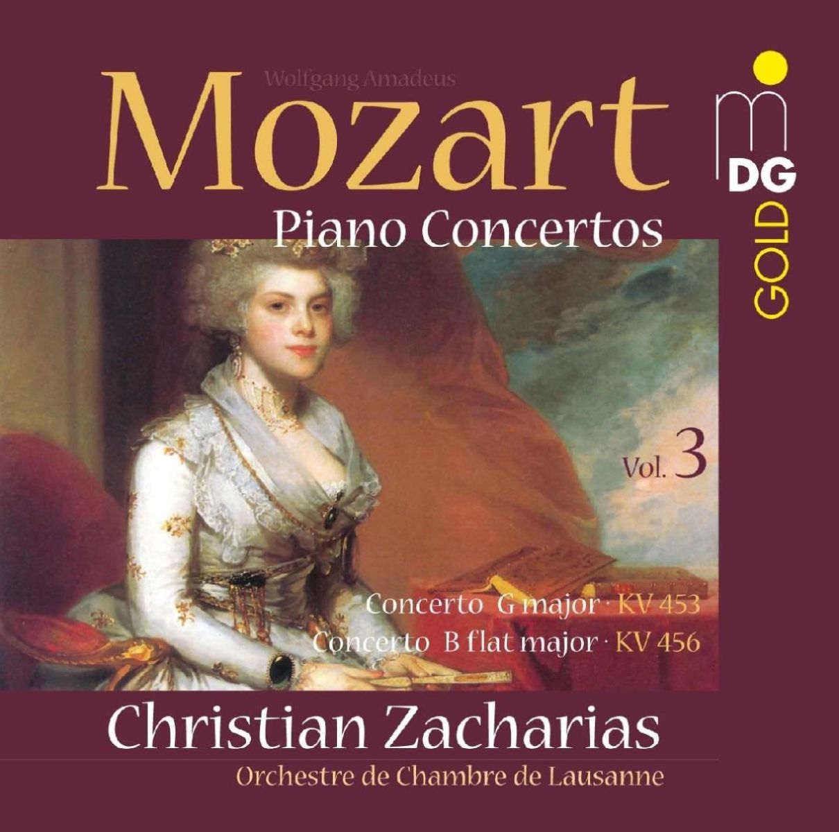 Afbeelding van Orchestre De Chambre De Lausanne, Christian Zacharias - Mozart: Piano Concertos Vol. 3