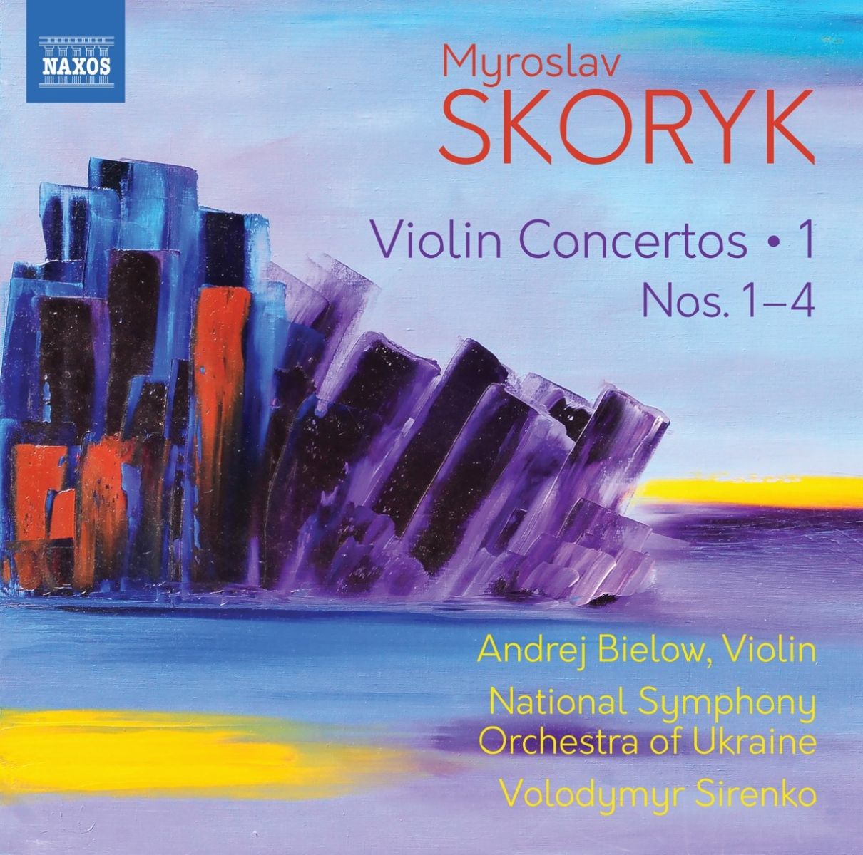 Afbeelding van Andrej Bielow, National Symphony Orchestra Of Ukraine - Skoryk: Violin Concertos 1 (Nos. 1–4)