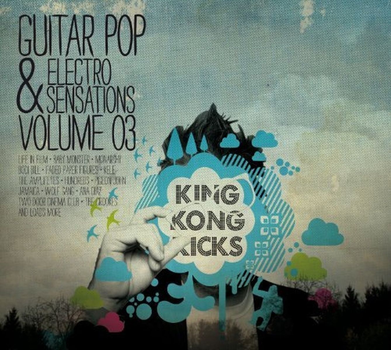 Afbeelding van Various Artists - King Kong Kicks Volume 03 - Guitar Pop & Electro Sensations