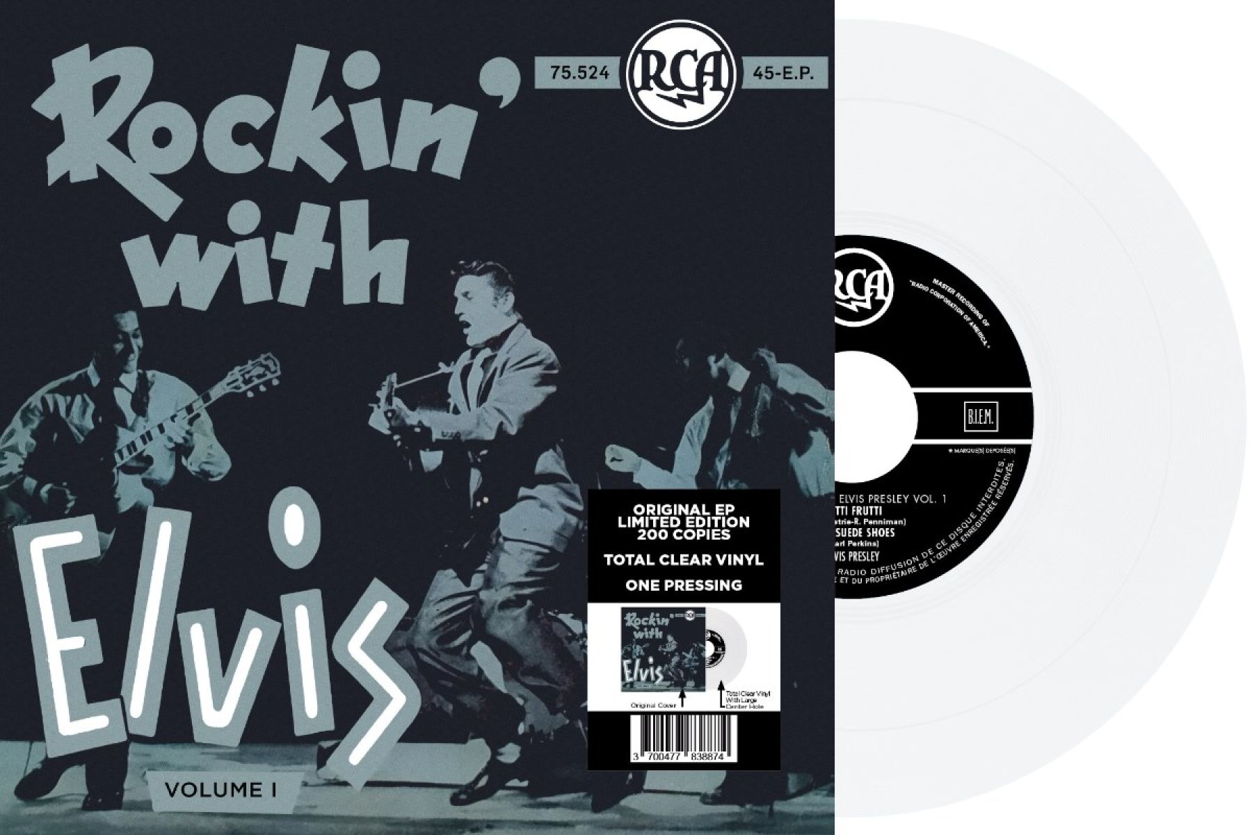 Elvis Presley - EP Etranger N19 - Rockin' With Elvis (Volume I)