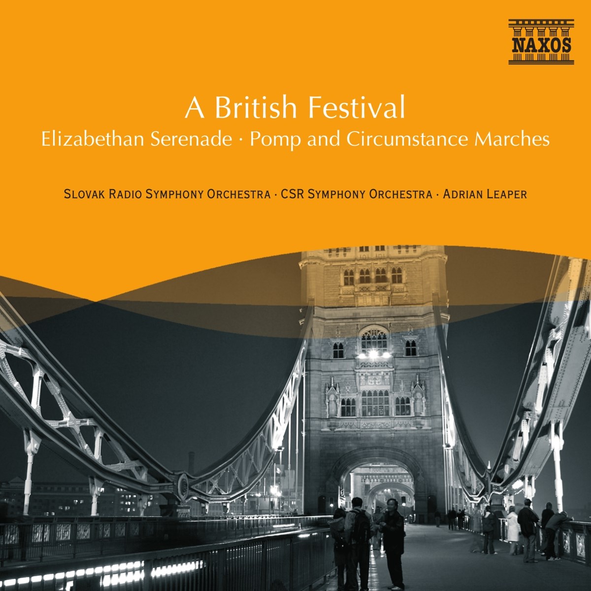 Afbeelding van Slovak Radio Symphony Orchestra, CSR Symphony Orchestra, Adrian Leaper - A British Festival